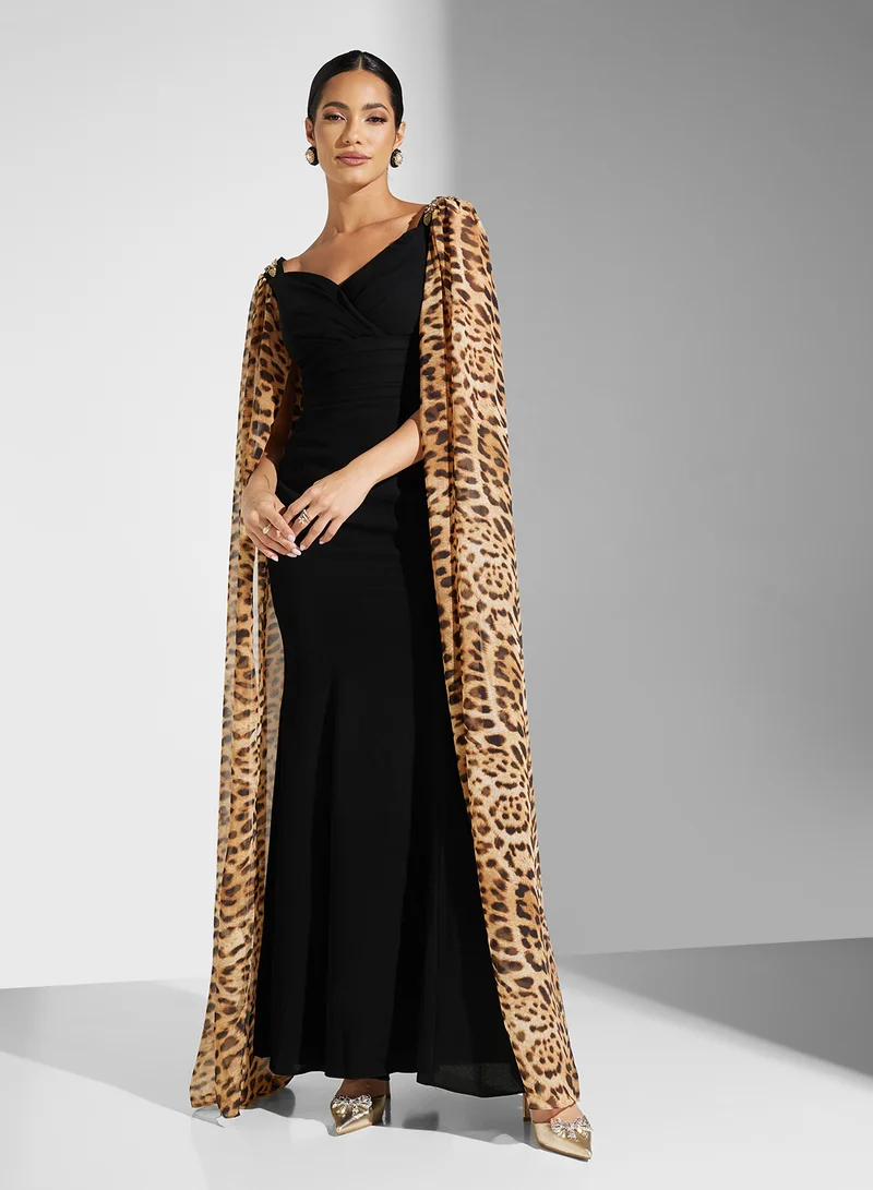 Akadia Fashion Evening Maxi Dress
