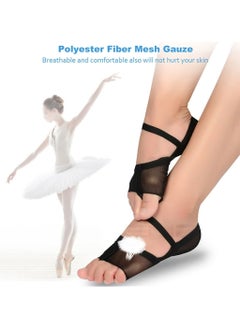 SYOSI Dance Foot Undies Dance Foot Thongs Anti-Slip Ballet Dance Pointe Shoe Socks Protector Cushion Professional Thong Toe Paws Grip Shoes Pads Women Lyrical Shoes Relief Foot Pain L  - Image 2