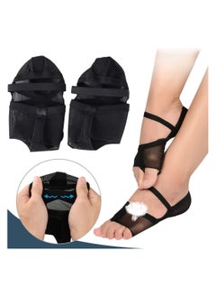 SYOSI Dance Foot Undies Dance Foot Thongs Anti-Slip Ballet Dance Pointe Shoe Socks Protector Cushion Professional Thong Toe Paws Grip Shoes Pads Women Lyrical Shoes Relief Foot Pain L  - Image 4