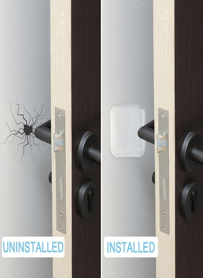 WICHARSH Door Stopper Silicone Handle Bumpers Self Adhesive Wall Protector Door Knob Stops for Wall Furniture Accessories [6PCs] - Image 4