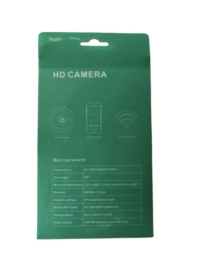 360° Panoramic Security Camera – Night Vision with Speaker & Microphone - Image 4