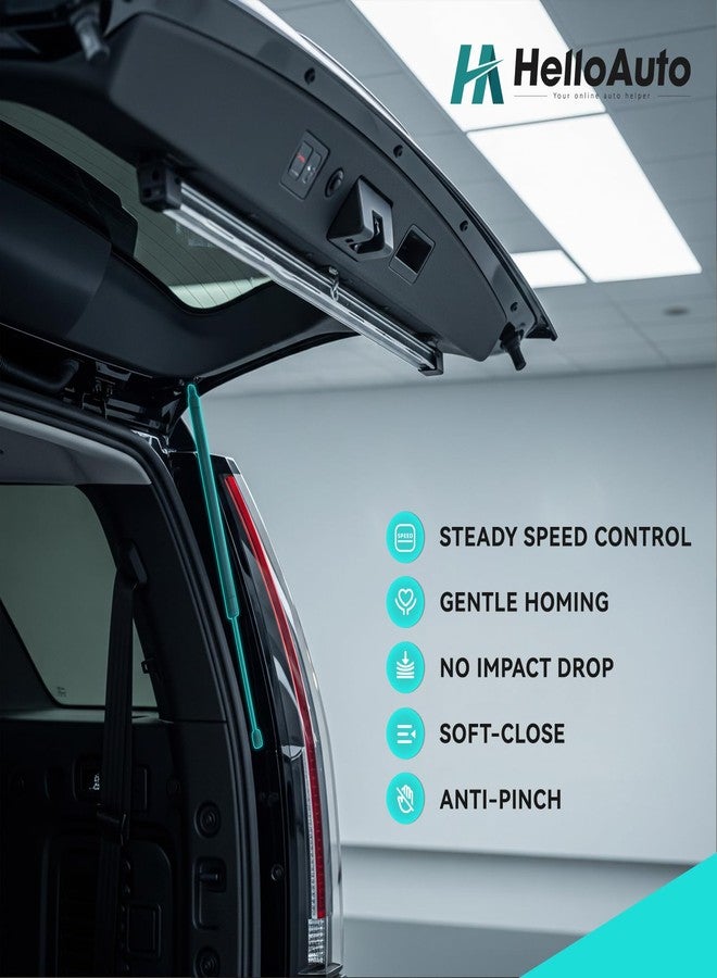 HelloAuto Rear Glass Window Struts 4185 Compatible with Cadillac Escalade 2007-2014, Trunk Struts Shock Spring with Gmc Yukon Models, Lift Supports fit for Tahoe, Suburban 1500/2500 (Set of 2) - Image 3