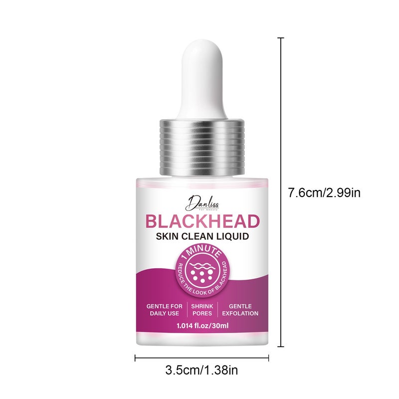 Danliss One Minute Blackhead Removal Cleanser 30ml Gently Unclogs Pores (Purple Label) - Image 5