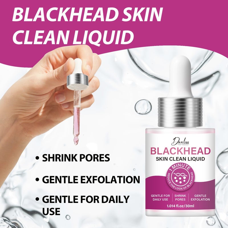 Danliss One Minute Blackhead Removal Cleanser 30ml Gently Unclogs Pores (Purple Label) - Image 3