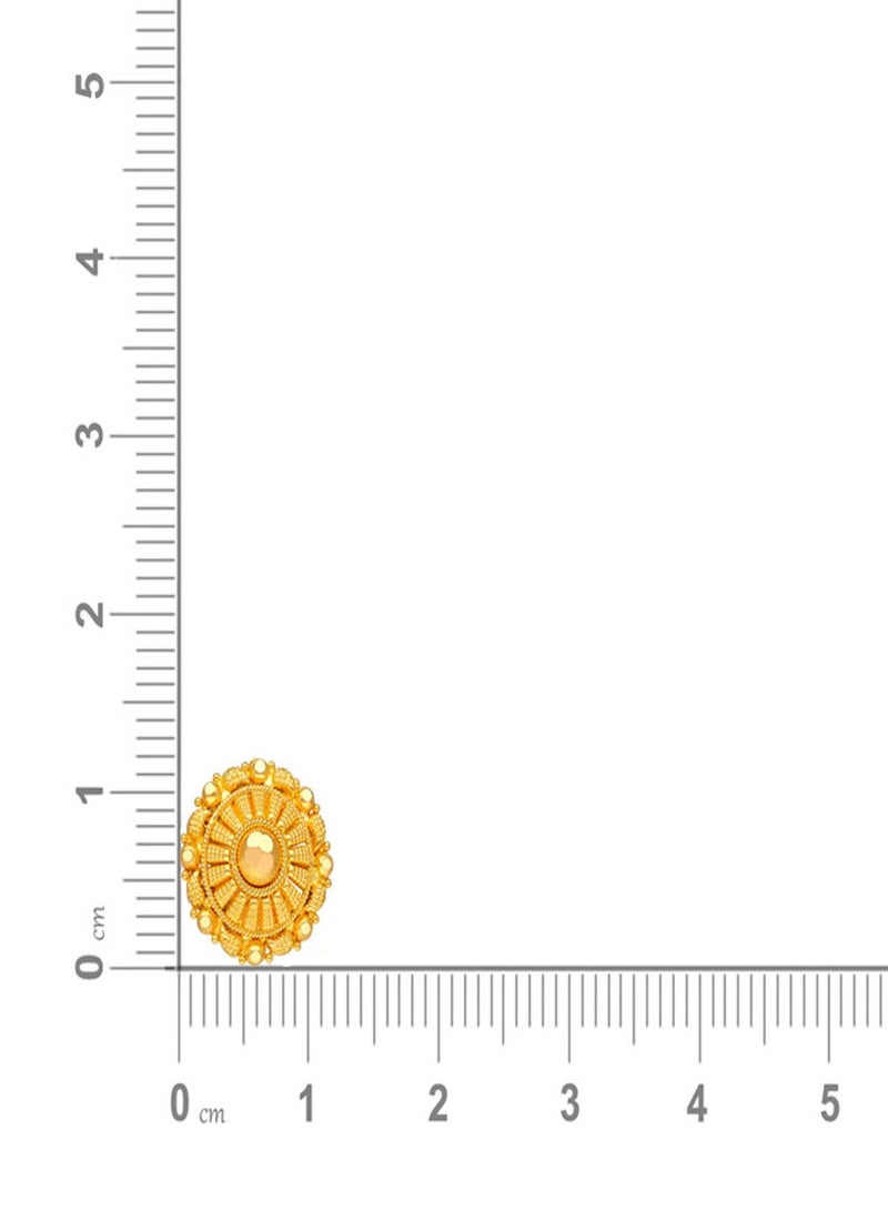 Malabar Gold and Diamonds 22KT 916 Gold Studs Earrings for Women ERCOS10169 - Image 3