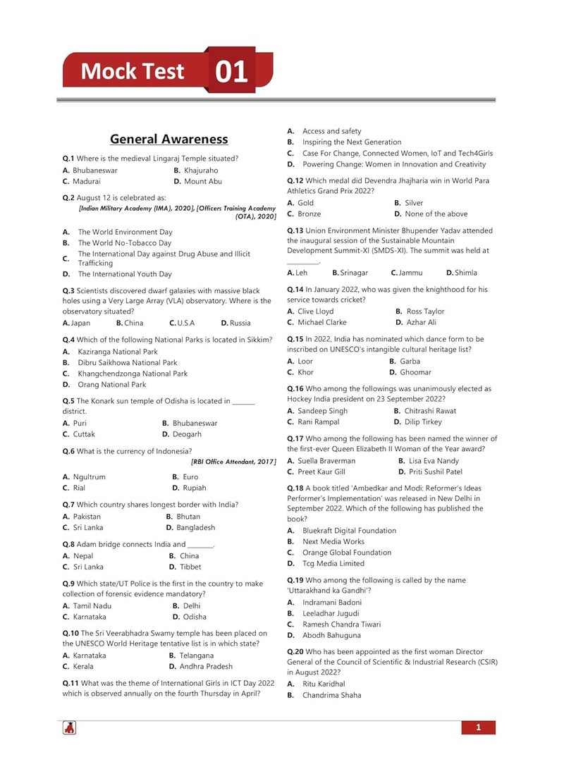 IB Security Assistant/Executive, MTS Tier 1 Book 2024 (English Edition) - 10 Full Length Mock Tests and 2 Previous Year Papers (1200 Solved Questions) with Free Access to Online Tests  - Image 4