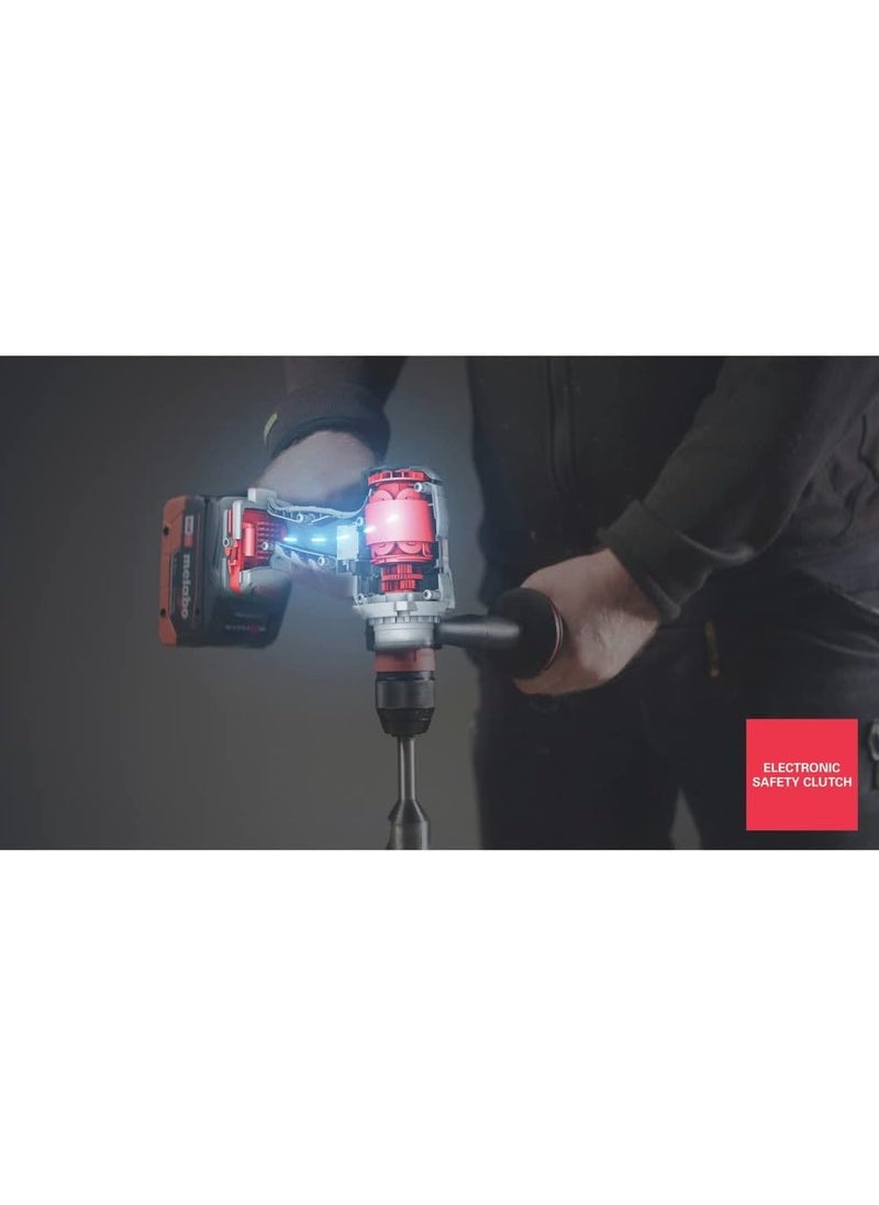 Metabo Metabo 602358520 18V Brushless LithiumIon Cordless Drill Driver Kit with 2 Batteries 52 Ah  - Image 2