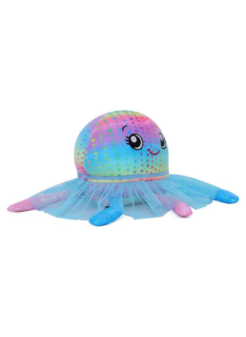 Happy Lines Gifts - Dream Beams glow in the dark - Wave 3, Juliana the jellyfish (7.5"/18cm) - Vacuum Pack w/ hangtag - Image 1
