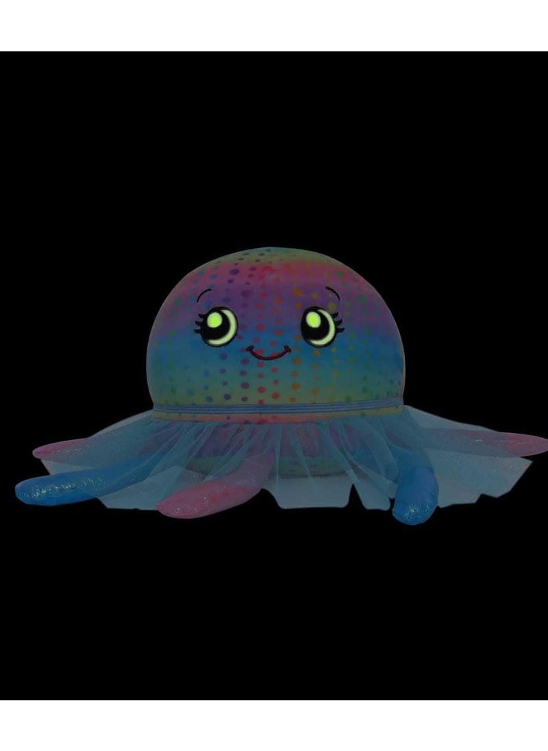 Happy Lines Gifts - Dream Beams glow in the dark - Wave 3, Juliana the jellyfish (7.5"/18cm) - Vacuum Pack w/ hangtag - Image 1