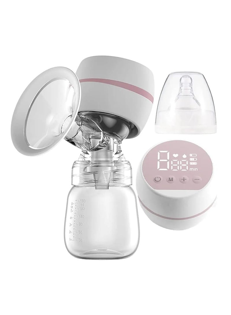 Hands-Free Electric Breast Pump – 22mm Flange, 106° Large-Angle Bell Mouth, USB Rechargeable, LED Display, Anti-Backflow, 9 Suction Levels & 2 Modes - Image 1