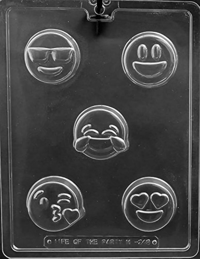 Life of the Party Life of the Party Smiling Face Chocolate Mold Party Favors 