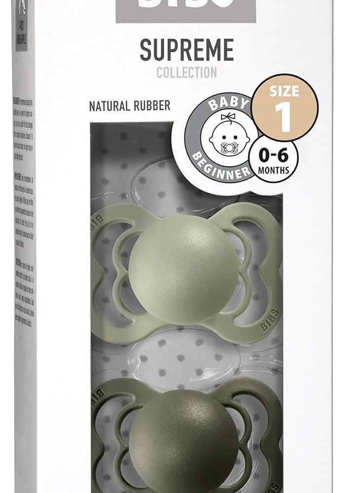 Bibs Pacifier Supreme Latex Size 1 - 2pcs - Image 3