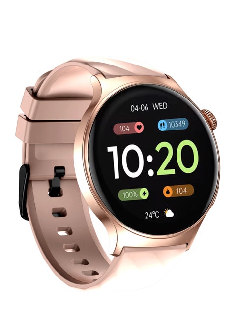 Smart Watch 3 Pro - 1.43” AMOLED Display, Bluetooth Calling, Fitness Tracker, Sports Modes, Heart Rate & Sleep Monitor, IP68 Waterproof, 250mAh Battery, Compatible with Android & iOS