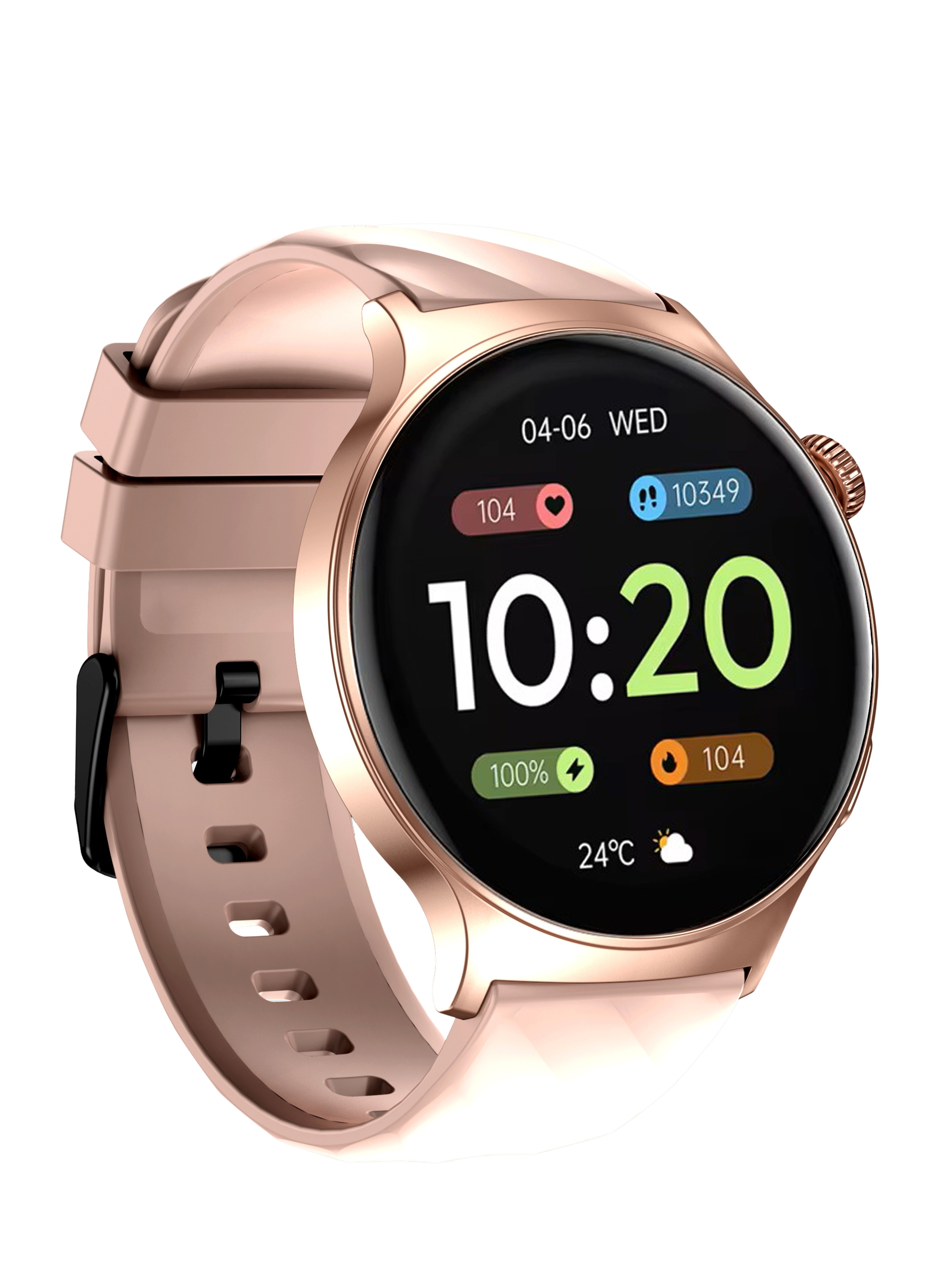 Faster Smart Watch 3 Pro - 1.43” AMOLED Display, Bluetooth Calling, Fitness Tracker, Sports Modes, Heart Rate & Sleep Monitor, IP68 Waterproof, 250mAh Battery, Compatible with Android & iOS 