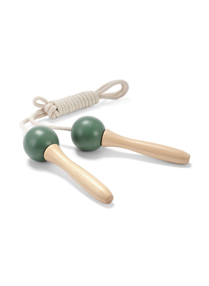Tchibo Skipping Jump Rope - Beige and Green color - Image 1