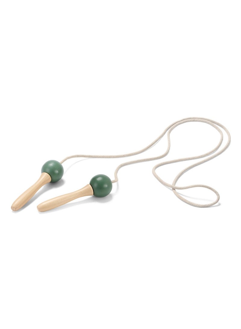 Tchibo Skipping Jump Rope - Beige and Green color - Image 3