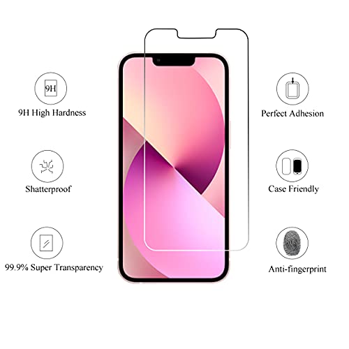 Ailun Screen Protector for iPhone 13 mini [5.4 Inch] Display 2021 3 Pack Tempered Glass - Image 2