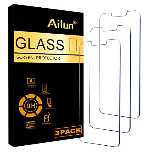 Ailun Screen Protector for iPhone 13 mini [5.4 Inch] Display 2021 3 Pack Tempered Glass - Image 1