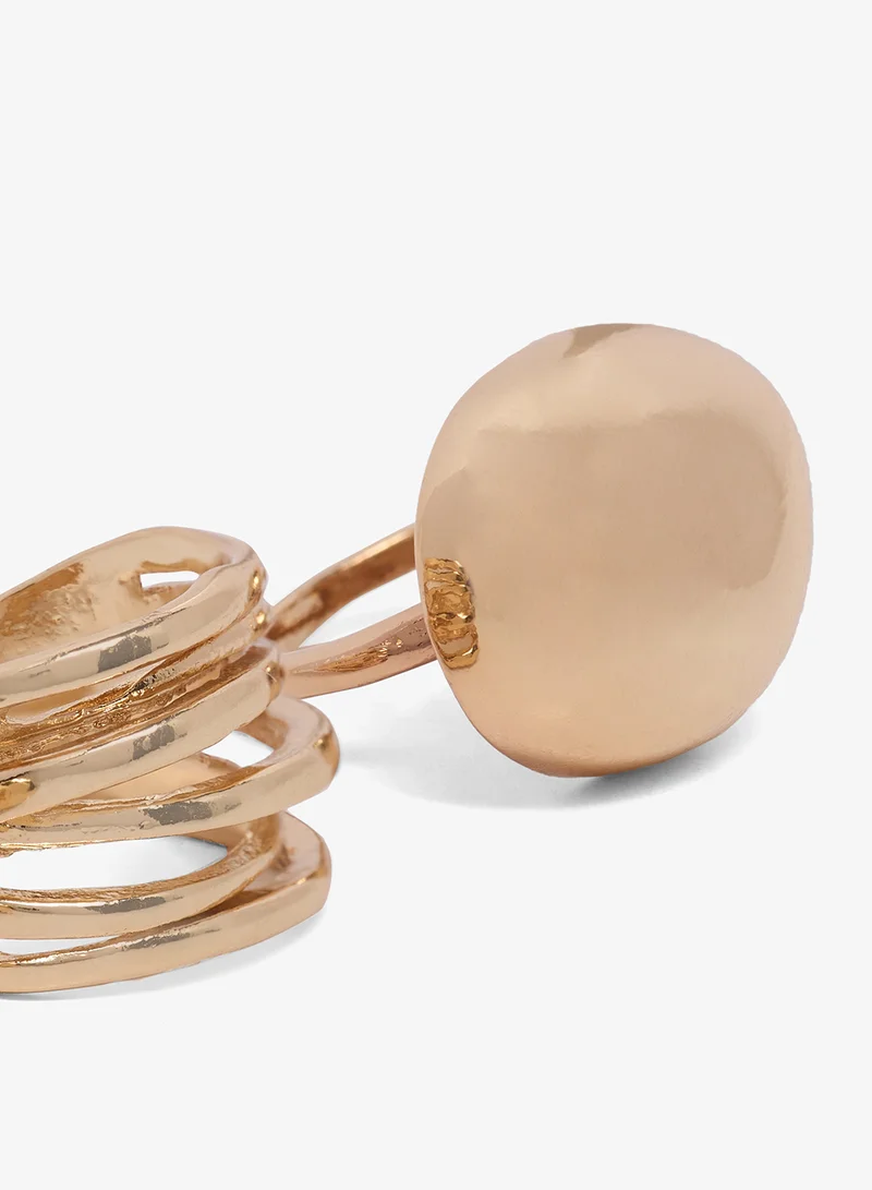 Ginger  Chunky Gold Rings for Women | Best Price UAE