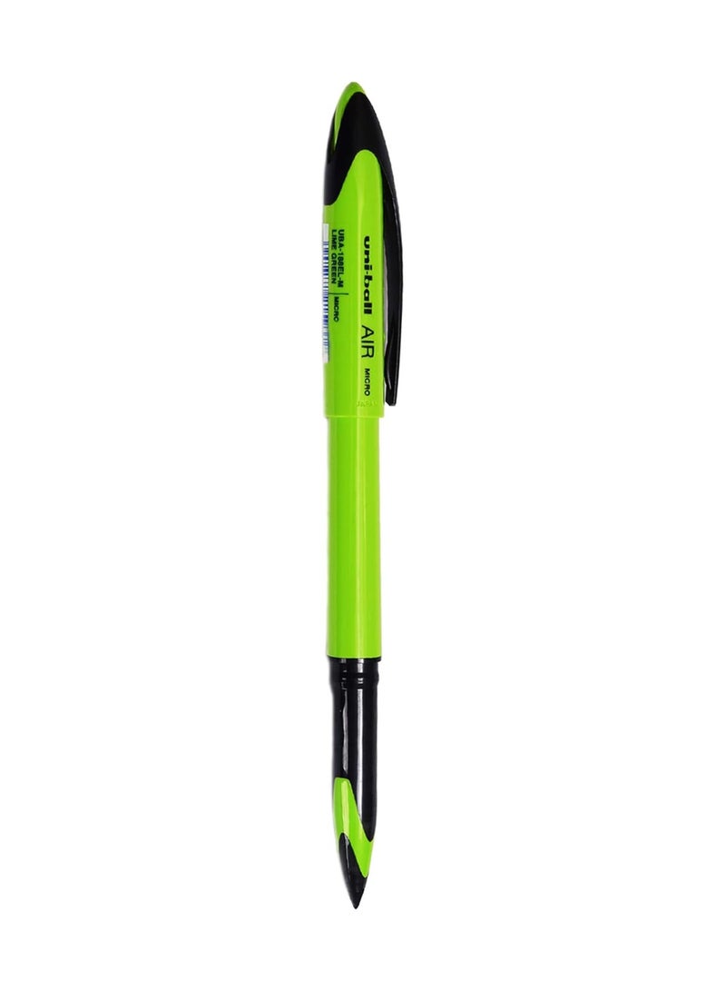 Uniball uni-ball Air UBA188ELM Roller Ball Pen (Green Body Blue Ink, Pack of 3) - Image 2