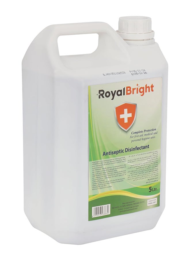 packwell Royalbright Antiseptic Disinfectant Liquid 5 liter Antiseptic For Everyday Use, Suitable for Home, Office and Commercial Space Use| Perfect for Medical Use, Personal Hygiene, Household Use, First Aid  - Image 5
