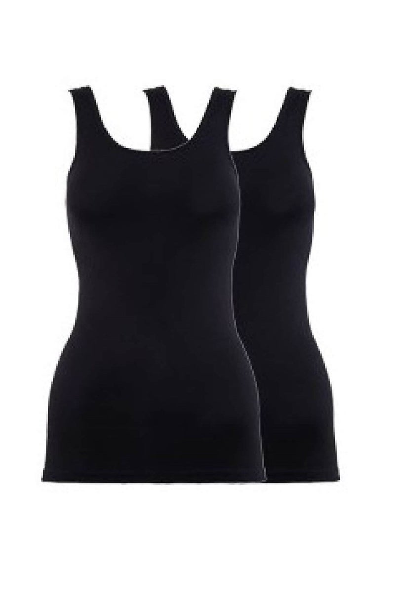 Blackspade 1590 2'li Paket Kadın %97 Pamuklu Kalın Askılı Atlet  - Image 2