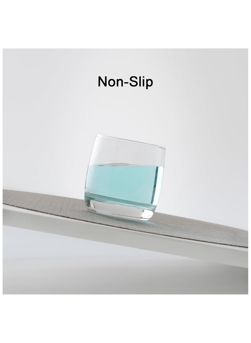 Anna 4-Pack 35cm Round PVC Bamboo-Patterned Woven Heat-Resistant Non-Slip Placemats - Waterproof and Stain-Resistant Table Mats Ideal for Family Dinners and Outdoor Dining - Image 5