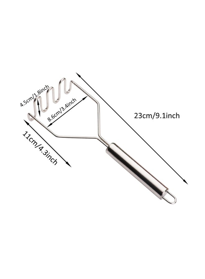 Stainless Steel Potato Masher，Perfect for Making Mashed Potato, Banana Bread, Pumpkin Puree and Vegetables  - Image 2