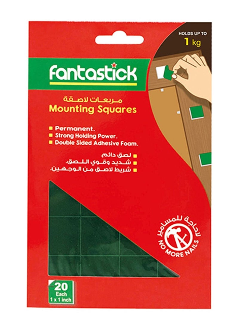 Fantastick Double Sided Mounting Square Tapes 