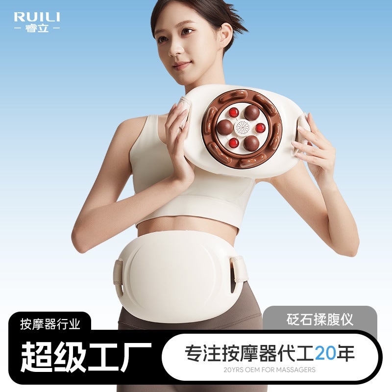 Rechargeable Abdominal Massager with Heat and Kneading - Image 1