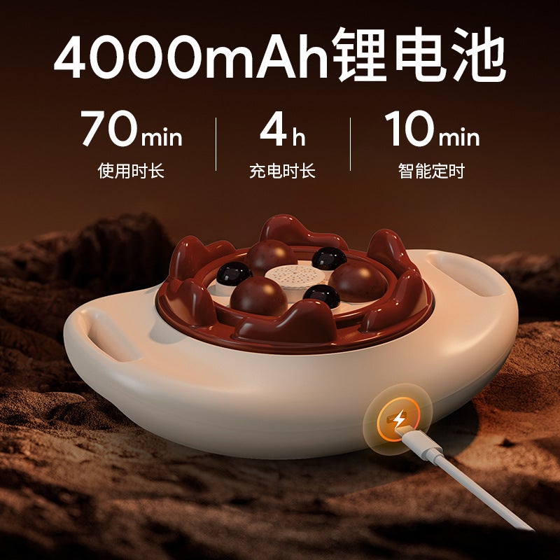 Rechargeable Abdominal Massager with Heat and Kneading - Image 4