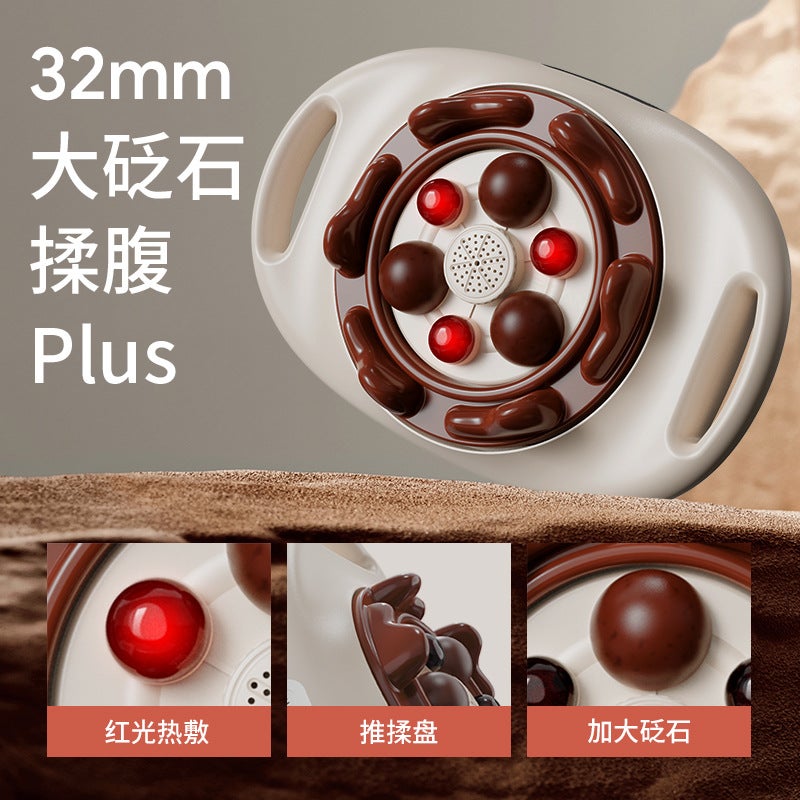 Rechargeable Abdominal Massager with Heat and Kneading - Image 3