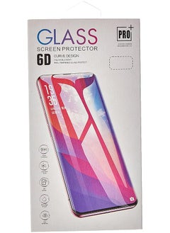 واقي شاشة زجاجي منحني شفاف لهاتف Samsung Galaxy S7 Edge