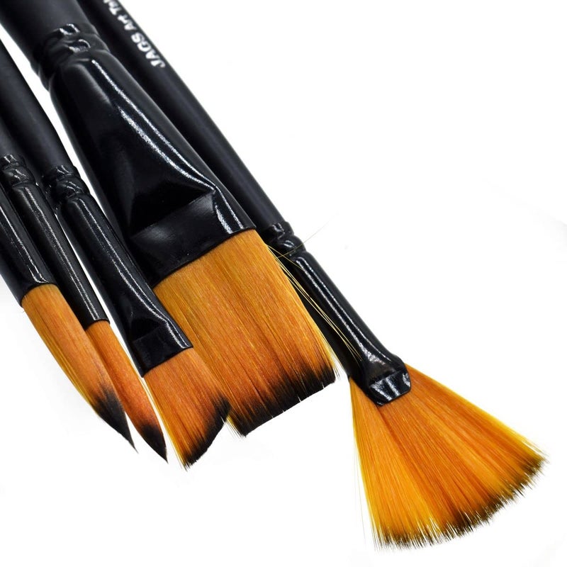 Artist Brushes Synthetic Hair 5pcs Set  - Image 2