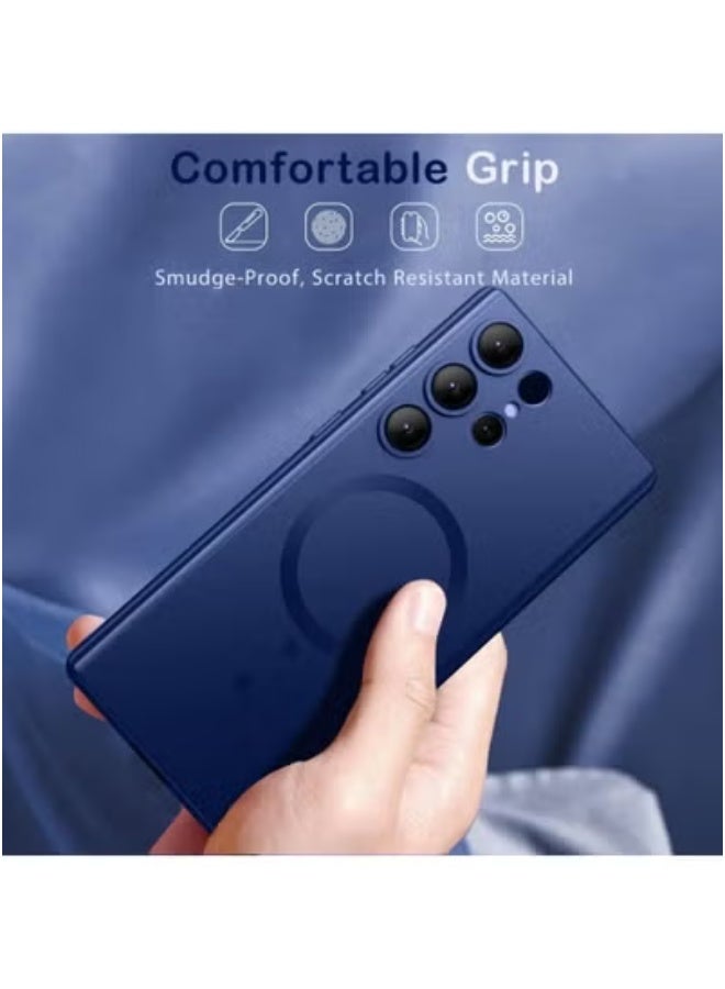 JAJEEK Samsung Galaxy S23 Ultra Case Cover Compatible with MagSafe | Slim Thin Magnetic Phone Case for Samsung Galaxy S23 Ultra 6.8-Inch | Wireless Charging Support | Anti-Scratch Transparent Back | Shockproof, Lightweight, Durable with Raised Edges & Precise Cutouts - Image 4