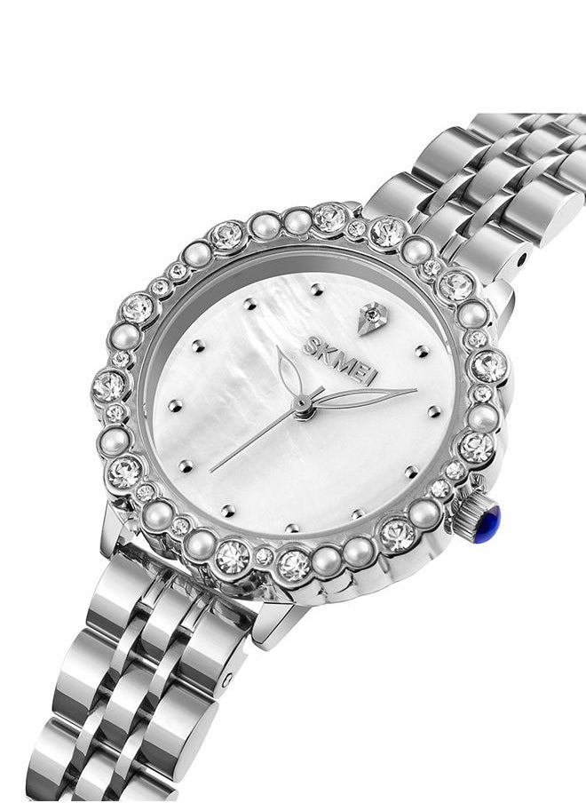 Analog Alloy Round Waterproof Wrist Watch  1799SI-8881F23