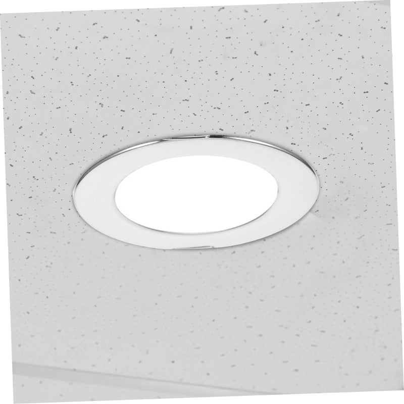 Silver Iron Trim Light Housing For Spotlights Easy Installation Recessed Lighting - Image 5