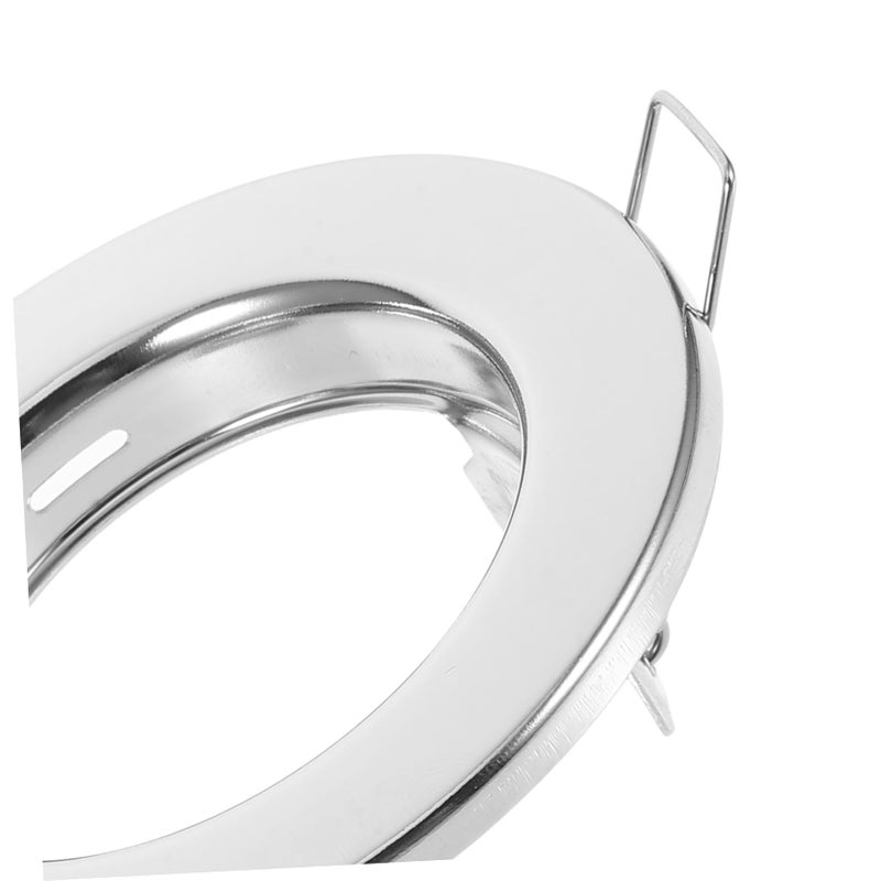 Silver Iron Trim Light Housing For Spotlights Easy Installation Recessed Lighting - Image 4