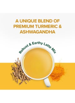 VAHDAM , Golden Milk Powder/Turmeric Ashwagandha Latte Mix (40 Cups) 3.53oz/100g | Caffeine-Free, Non GMO, Gluten Free | Brew Hot/Iced Tea Or Turmeric Latte  - Image 3