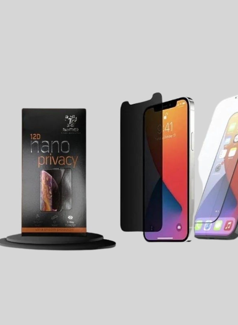 Panther iPhone 12 Pro 12D Privacy Nano Screen Protector (Matte/Anti-Glare) - Image 2