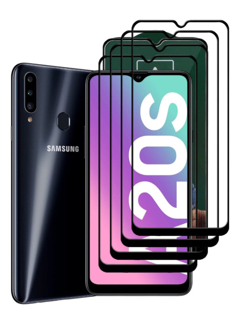 أكاليكس 4 قطع، حماية شاشة، لهاتف سامسونج جالاكسي A20s، جودة ممتازة. - Image 1