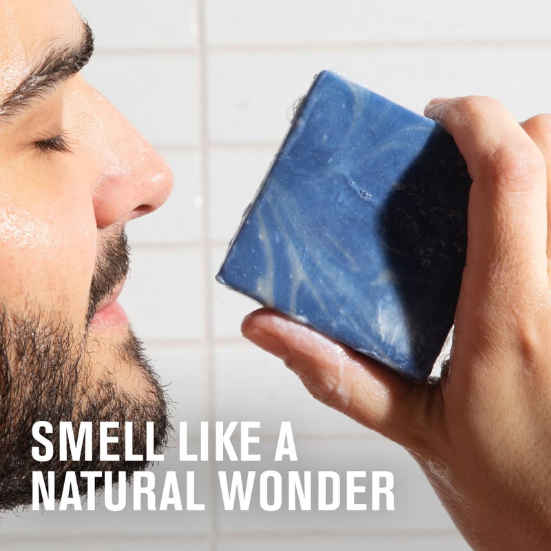 Every Man Jack Cold Plunge Mens Bar Soap - Glacier Bay Scent with notes of Uplifting Mint, Cypress, and Cooling Glacier Clay - Deeply Cleans, Hydrates with Naturally Derived Ingredients - 5oz 2 Pack - Image 4