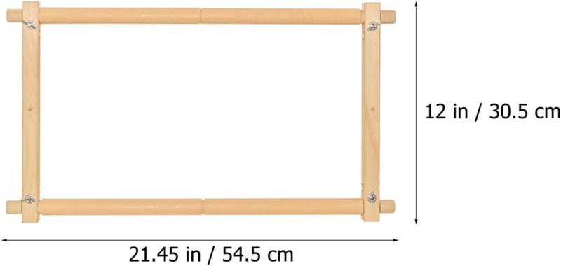 Parliky Wooden Cross Stitch Rack Beech Embroidery Frame Craft Embroidery Holder for DIY Needlework Tapestry Tool and Sewing Projects - Image 2