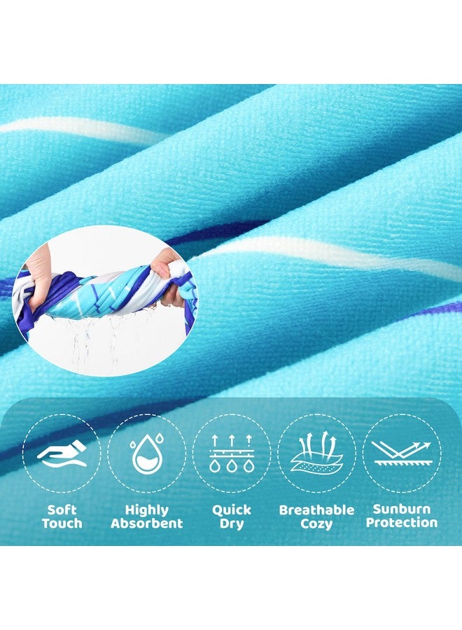 LOLANTA Hooded Towel for Kids Lightweight Swim Poncho Bath Pool Beach Toddler Towels Shark Towel Baby Gifts (Shark, 1-3T) - Image 4