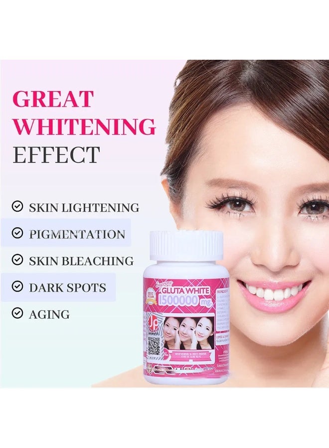 Supreme Gluta Supreme Gluta White Glutathione 1500000mg Capsules | Natural Antioxidant Supplement for Complexion & Wellness  - Image 4