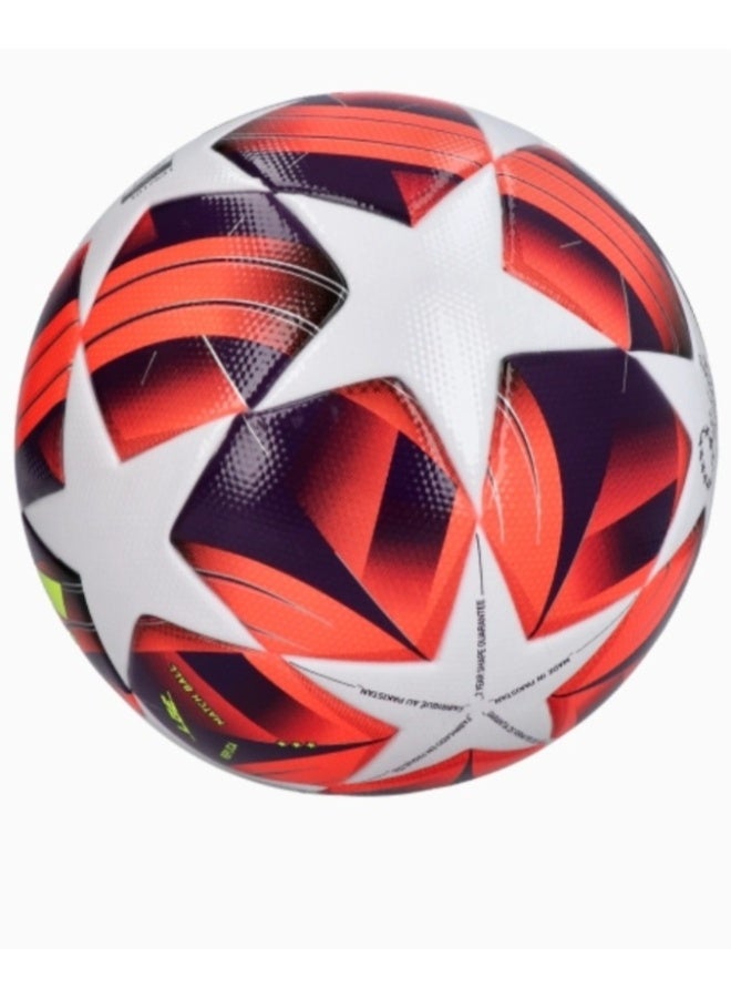 Adidas UEFA Women's Champions League 2024-2025  Laminated Football – Official Style Soccer Ball – Red/Purple/White – Size 5[Inflated] - Image 2