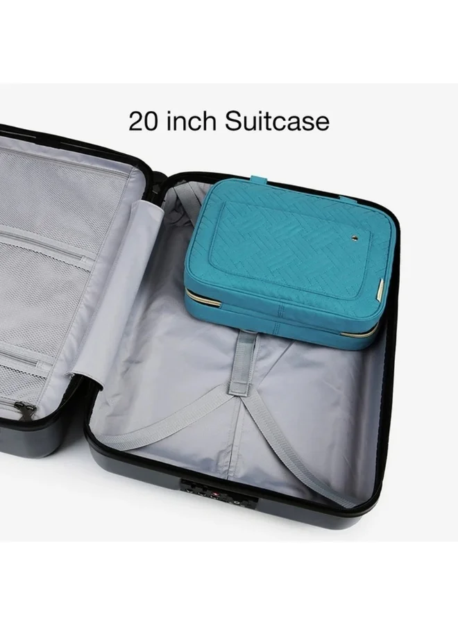 BAGSMART  BAGSMART Teal The Space Saver Bonchemin Hanging Toiletry Bag for Women | Best Price UAE