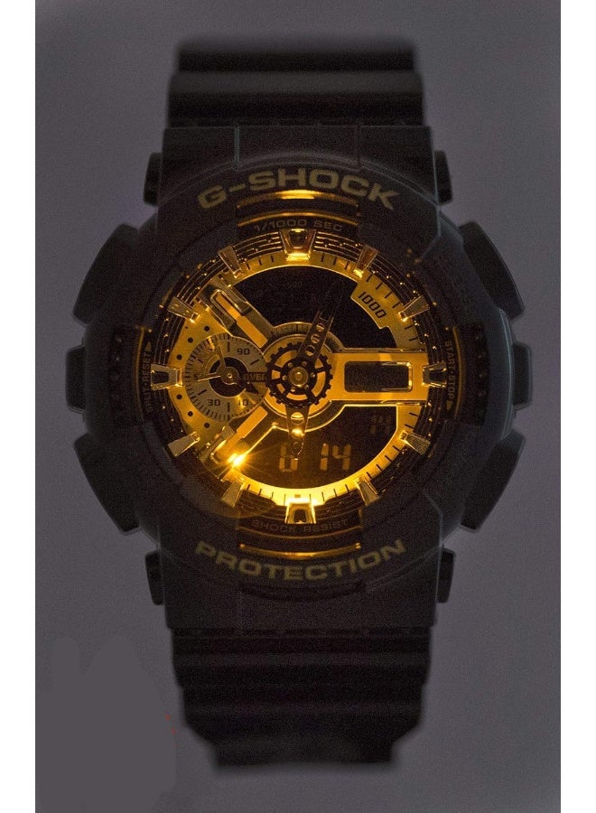 CASIO Casio G-Shock Men's Ana-Digi Dial Resin Band Watch - GA-110GB-1ADR - Image 5