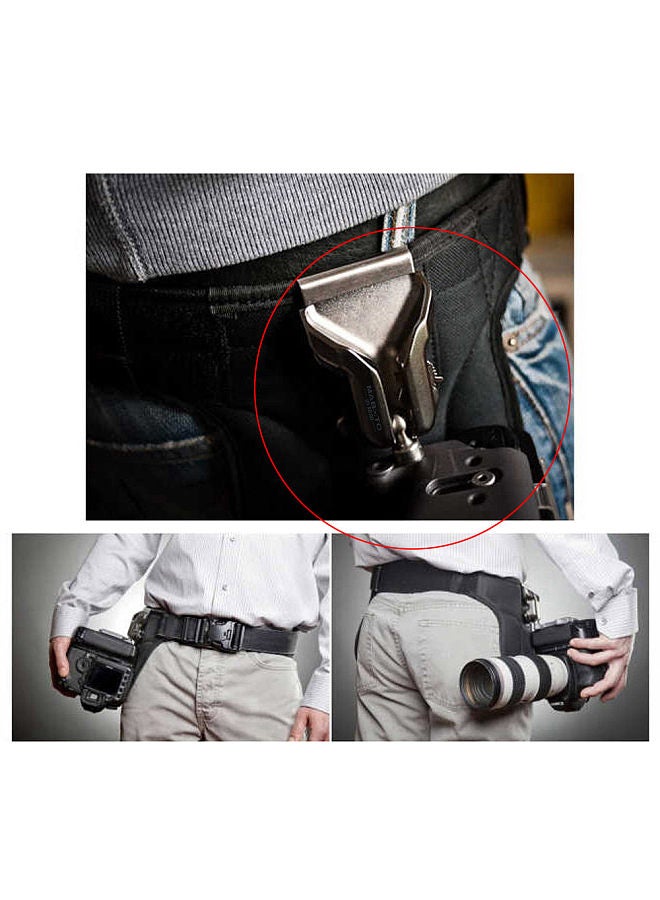 MABOTO DSLR Camera Waist Belt Strap Mount Holder Single Buckle Hanger Holster for Canon Nikon Pentax DSLR  - Image 3