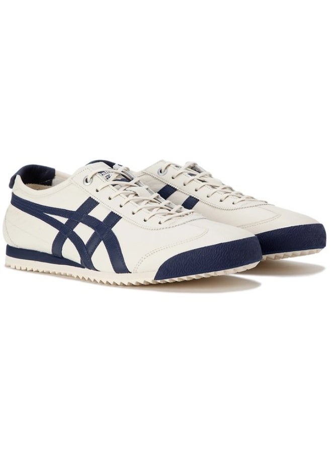 Onitsuka Tiger Mexico 66 Sd Low Top Shoes Beige/Navy Blue For Women/Men/Students - Image 2